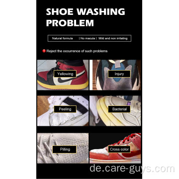 Handelsetikettschuh sauberer Sneaker -Schuhreinigung Kit